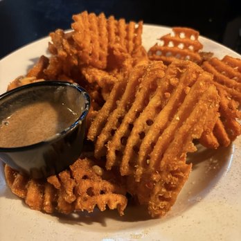 Mayworth's Public House - Sweet potato fries with butter and honey sauce - American Near Me - Cramerton, North Carolina Mayworth's Public House - Sweet potato fries with butter and honey sauce - American Near Me - Cramerton, North Carolina