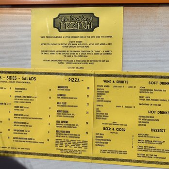 Cow Shed - Pizza Near Me - Murchison, TAS Cow Shed - Pizza Near Me - Murchison, TAS