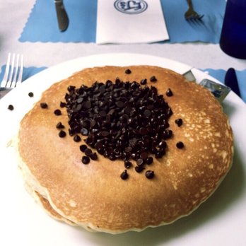 EJ's Luncheonette - Chocolate chip Buttermilk Flapjacks - Diners Near Me - New York, New York EJ's Luncheonette - Chocolate chip Buttermilk Flapjacks - Diners Near Me - New York, New York