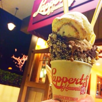 Lappert's Hawaii - The bottom scoop is Kona coffee...and unfortunately I don't remember the top scoop! It was good though!! - Ice Cream & Frozen Yogurt Near Me - Honolulu, Hawaii Lappert's Hawaii - The bottom scoop is Kona coffee...and unfortunately I don't remember the top scoop! It was good though!! - Ice Cream & Frozen Yogurt Near Me - Honolulu, Hawaii