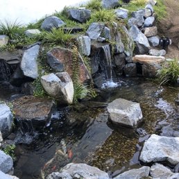 【中古】 Water Fall Suite / Water Scapes Pondless Waterfall kit w/ 22' Stream - 9500 GPH Pump, Vault