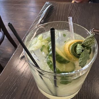 The Beaumont - Persephone's Kiss - fresh, strong, cucumber forward - Steakhouses Near Me - Catonsville, Maryland