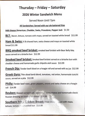 Menu photo 2 Lac La Belle Lodge Bear Belly Pit Stop Mohawk, MI Menu photo 2 Lac La Belle Lodge Bear Belly Pit Stop Mohawk, MI