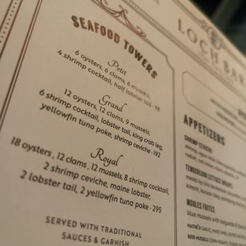 Loch Bar - Seafood tower - Seafood Near Me - Baltimore, Maryland