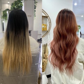 Evolve Salon - before and after | hair by Auriyana - Hair Salons Near Me - Los Gatos, California