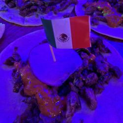 Mi Tributo - Grilled Skirt Steak Marinated in lime juice and chiles. Aromatic herbs and spices. Thinly sliced served in soft tortillas.