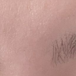 Crooked eyebrows. Right arched higher with no tail. Left is fine Crooked eyebrows. Right arched higher with no tail. Left is fine