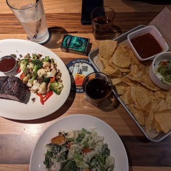 BJ's Restaurant & Brewhouse - Thursday meal deal and happy hour drinks plus happy hour chips & salsa. - Pizza Near Me - Cerritos, California BJ's Restaurant & Brewhouse - Thursday meal deal and happy hour drinks plus happy hour chips & salsa. - Pizza Near Me - Cerritos, California