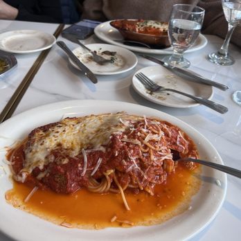 La Verona Restaurant - Veal Parmesan- huge portion - Italian Near Me - Kennett Square, Pennsylvania