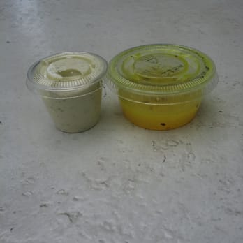Latin Square Cuisine - Mojito and cilantro sauces - Yum! - Latin American Near Me - Orlando, Florida