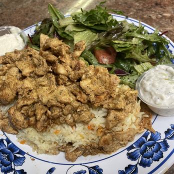 Wally's Cafe - Chicken combo plate - Middle Eastern Near Me - Emeryville, California Wally's Cafe - Chicken combo plate - Middle Eastern Near Me - Emeryville, California