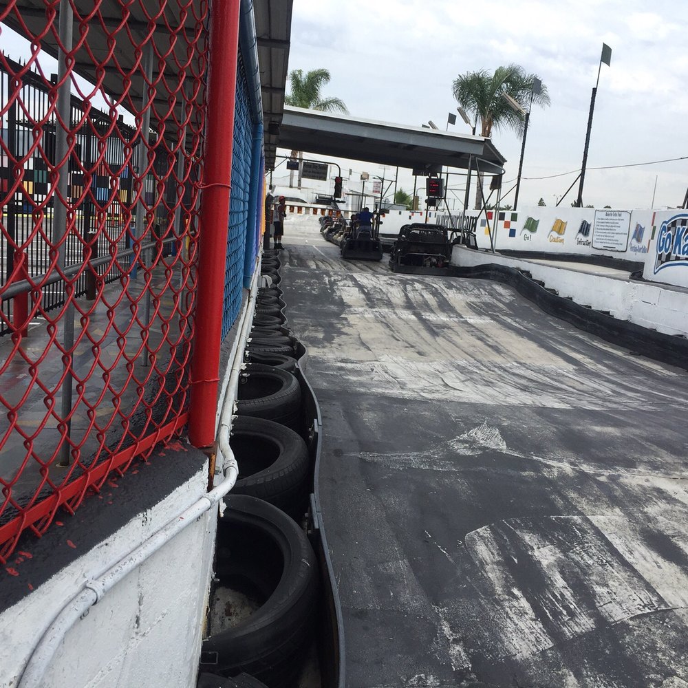 Go Kart World - Turbo track @ Go Kart World 8.6.15 - Amusement Parks Near Me - Carson, California