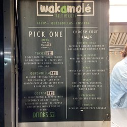 Wakamole Truly Mexican - Menu