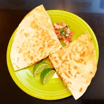 MJ's Taco Shop - A 12 inch flour tortilla Quesadilla with your choice of meat, covered in our special blend of cheeses. - Mexican Near Me - Grand Prairie, Texas MJ's Taco Shop - A 12 inch flour tortilla Quesadilla with your choice of meat, covered in our special blend of cheeses. - Mexican Near Me - Grand Prairie, Texas