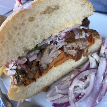 Limeña Peruvian Eatery - Pan Con Chicharron - Peruvian Near Me - Thousand Oaks, California