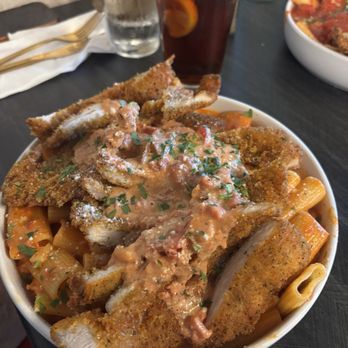Abruzzi Ristorante - Vodka parm w/ breaded chicken - Italian Near Me - Langhorne, Pennsylvania Abruzzi Ristorante - Vodka parm w/ breaded chicken - Italian Near Me - Langhorne, Pennsylvania