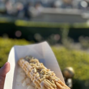 Disneyland Churro Cart - Almond Churro Jan '23 - Food Stands Near Me - Anaheim, California Disneyland Churro Cart - Almond Churro Jan '23 - Food Stands Near Me - Anaheim, California