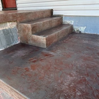 Patterson custom concrete - European slate concrete steps - Masonry/Concrete Near Me - Pittsburgh, Pennsylvania Patterson custom concrete - European slate concrete steps - Masonry/Concrete Near Me - Pittsburgh, Pennsylvania