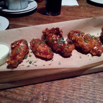 Kings Row Gastropub - Close up of the delectable chicken wings. I cannot recommend these enough! - Gastropubs Near Me - Pasadena, California