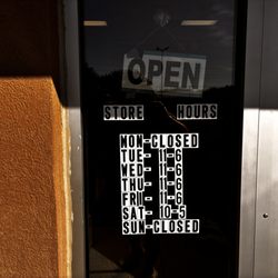 CRC Hobbies - West Entrance Hours