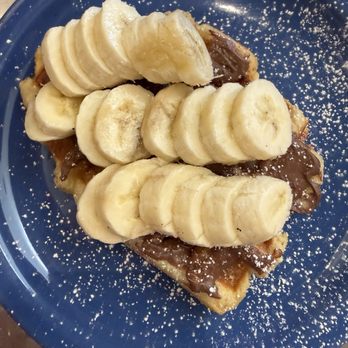Shaky Alibi - Banana Nutella waffle 100/10! - Coffee & Tea Near Me - Los Angeles, California Shaky Alibi - Banana Nutella waffle 100/10! - Coffee & Tea Near Me - Los Angeles, California