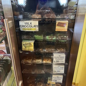Munchies Candy - a display of milk and chocolate - Candy Stores Near Me - Sausalito, California Munchies Candy - a display of milk and chocolate - Candy Stores Near Me - Sausalito, California