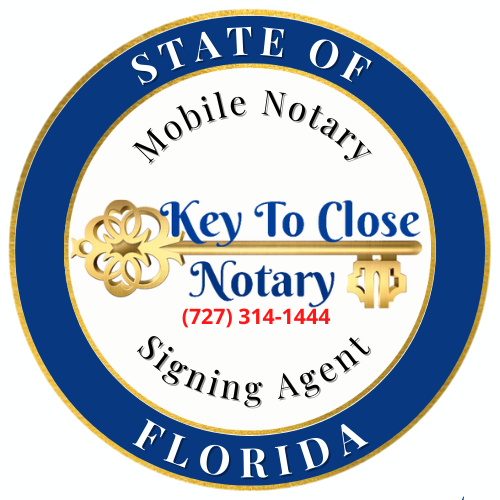 KEY TO CLOSE NOTARY Request a Quote 36460 US Hwy 19 N, Palm Harbor