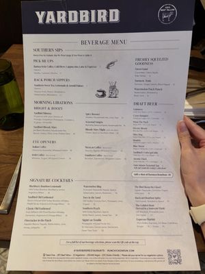 Menu photo 2 Yardbird Las Vegas, NV Menu photo 2 Yardbird Las Vegas, NV
