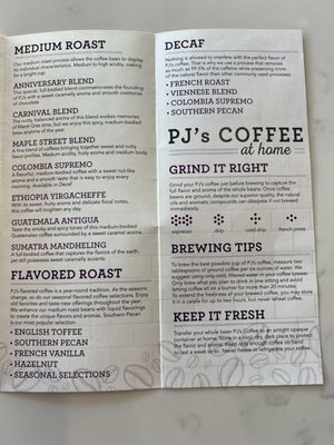 Menu photo 2 PJ's Coffee Lafayette, LA