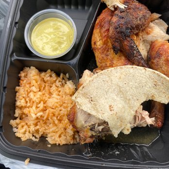 Surfin' Chicken Grill - Half a chicken plate - Mexican Near Me - San Clemente, California