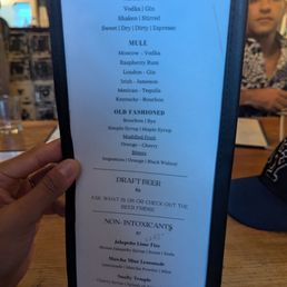 Drinks 1/3 July 2025