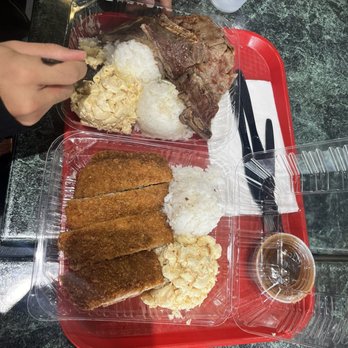 Wikiwiki Hawaiian BBQ - Mini Chicken Cutlet (细)炸雞扒飯Beef Short Ribs (大) 骨飯 - Hawaiian Near Me - Berkeley, California Wikiwiki Hawaiian BBQ - Mini Chicken Cutlet (细)炸雞扒飯Beef Short Ribs (大) 骨飯 - Hawaiian Near Me - Berkeley, California