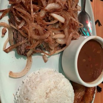 La Pequeña Colombia - Bistec steak - Colombian Near Me - Tampa, Florida La Pequeña Colombia - Bistec steak - Colombian Near Me - Tampa, Florida
