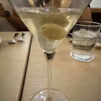 Eunice - Dirty martini with blue cheese olives - Cajun/Creole Near Me - Houston, Texas