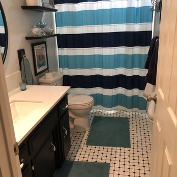Precision Home Improvement - This tile seemed difficult to install but not a problem for this team. - General Contractors Near Me Precision Home Improvement - This tile seemed difficult to install but not a problem for this team. - General Contractors Near Me