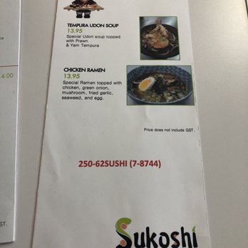 Sukoshi - Sushi Bars Near Me - Prince Rupert, British Columbia Sukoshi - Sushi Bars Near Me - Prince Rupert, British Columbia
