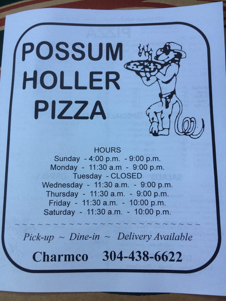 POSSUM HOLLER PIZZA Updated October 2024 10 Reviews 371 Nicholas