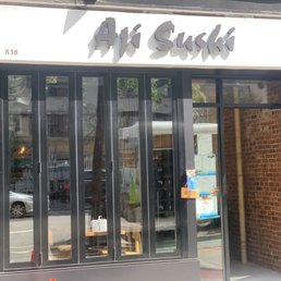 Exterior outside entrance of Aji Sushi - New York, New York Exterior outside entrance of Aji Sushi - New York, New York