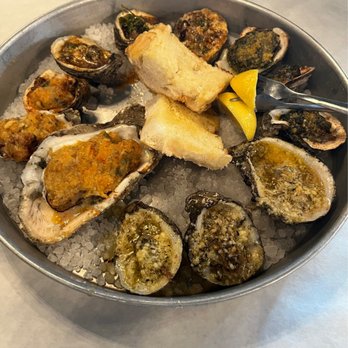 Half Shell Oyster House - Oyster Sampler - Seafood Near Me - Trussville, Alabama Half Shell Oyster House - Oyster Sampler - Seafood Near Me - Trussville, Alabama