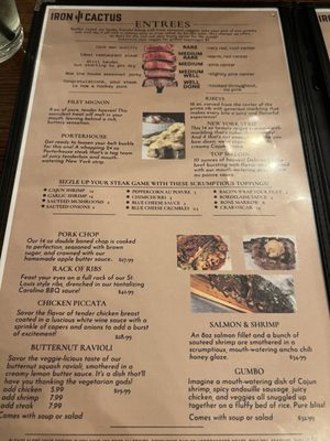 Menu photo 7 The Iron Cactus Lancaster, CA