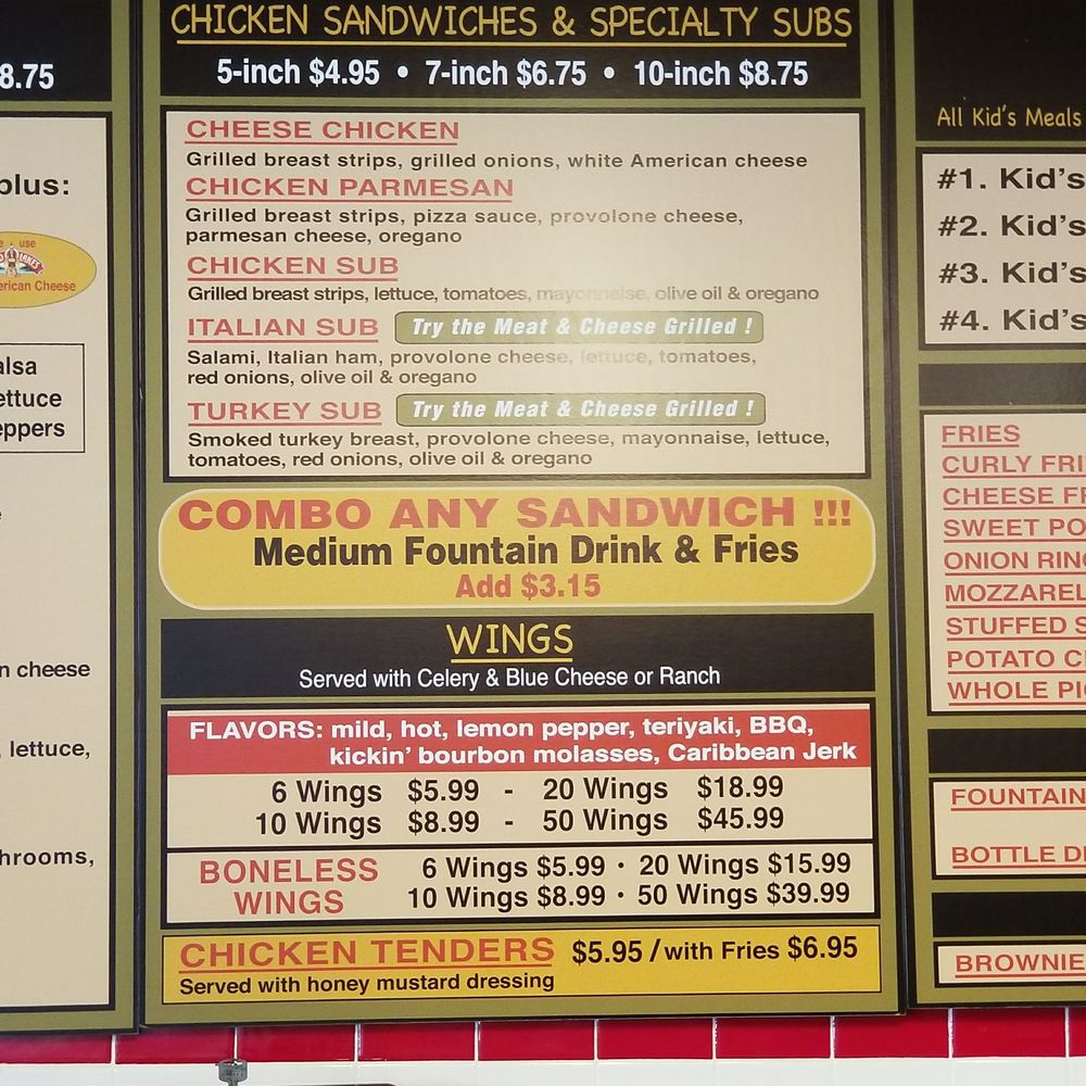Philly Connection - a menu on the wall - Sandwiches Near Me - Jacksonville, Florida Philly Connection - a menu on the wall - Sandwiches Near Me - Jacksonville, Florida