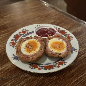The Queen And Beaver Public House - Scotch egg - Pubs Near Me - Toronto, Ontario The Queen And Beaver Public House - Scotch egg - Pubs Near Me - Toronto, Ontario