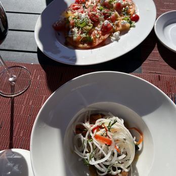 Copperleaf Restaurant & Bar - Melon tomato salad and pork - New American Near Me - SeaTac, Washington Copperleaf Restaurant & Bar - Melon tomato salad and pork - New American Near Me - SeaTac, Washington