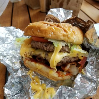 Five Guys - Double patties with everything on it - Burgers Near Me - Los Angeles, California