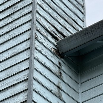 MBA Construction - Siding with damage. Before repair. - Siding Near Me - Renton, Washington MBA Construction - Siding with damage. Before repair. - Siding Near Me - Renton, Washington