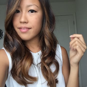 Stowaway Studio - Chestnut balayage on my long black hair - Hair Salons Near Me - Aptos, California Stowaway Studio - Chestnut balayage on my long black hair - Hair Salons Near Me - Aptos, California