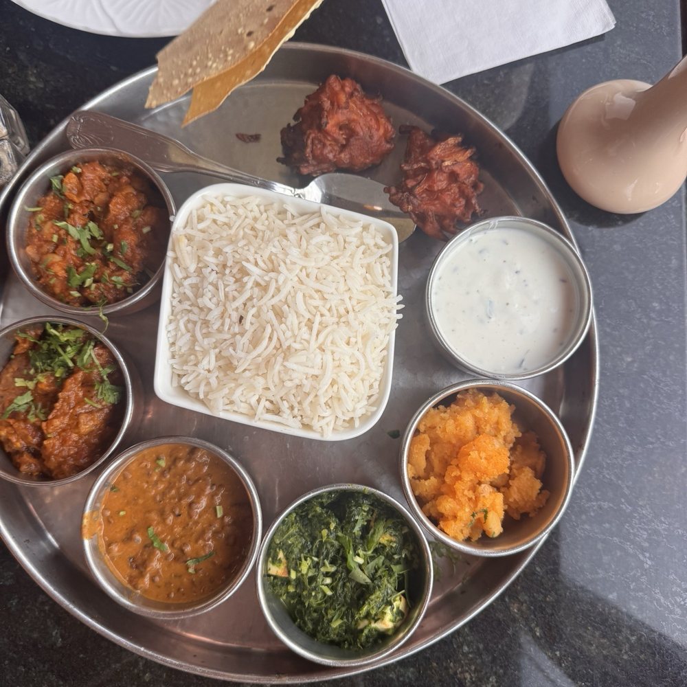 Bombay Bistro - Vegetarian Thali - Indian Near Me - Rockville, Maryland