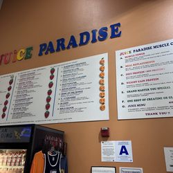 Juice Paradise - Menu 1.22.24
