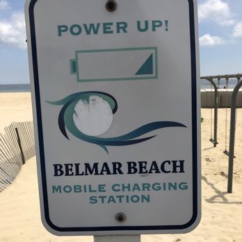 Belmar Beach 5th Ave - Mobile station, now that's a 1st I've seen - Beaches Near Me - Belmar, New Jersey