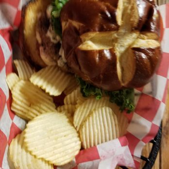 Chuckwagon - Bleu Cheese Burger - Burgers Near Me - Mackinac Island, Michigan